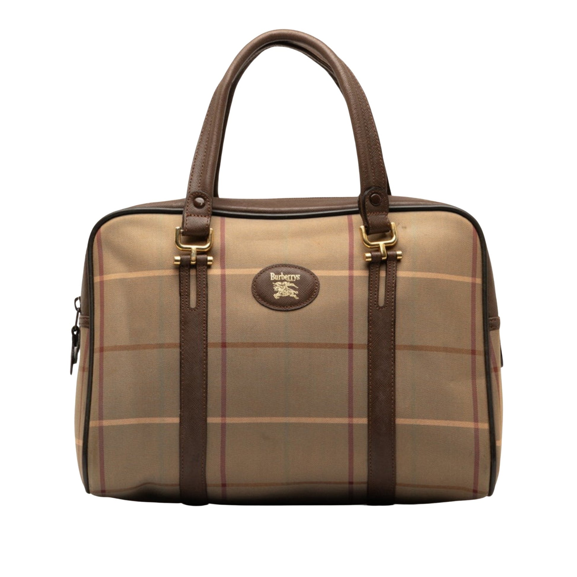 Burberry Luxury Nova Check Handbag Travel Bag Check Handbag 217