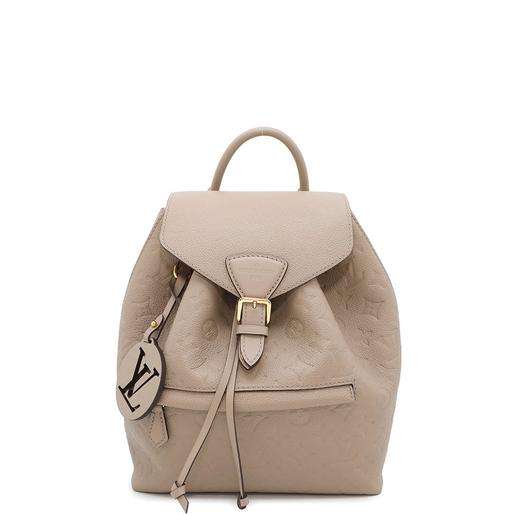 Louis Vuitton Montsouris TourterelleM45410 Monogram Empreinte Leather Handbag