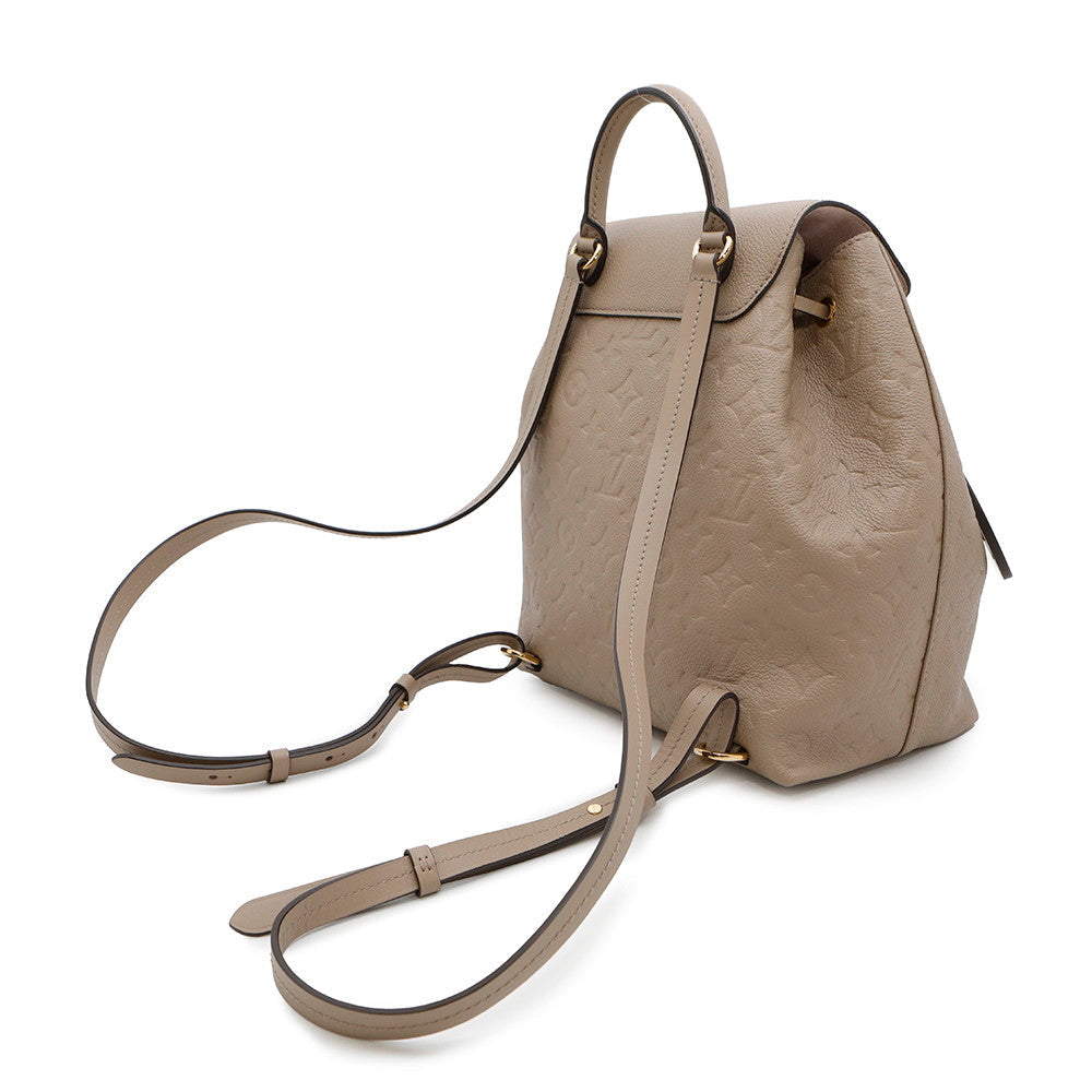 Louis Vuitton Montsouris TourterelleM45410 Monogram Empreinte Leather Handbag