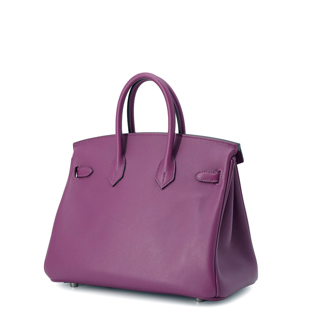Birkin Anemone Swift Size Handbag Leather Travel Bag