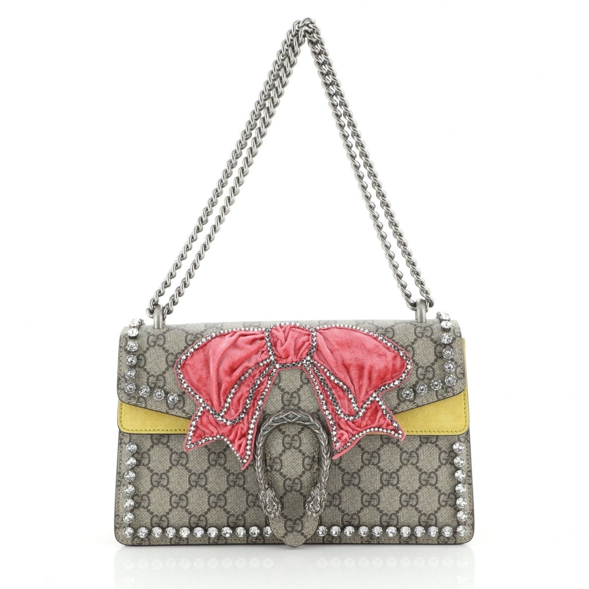 Gucci dionysus brown cloth handbag