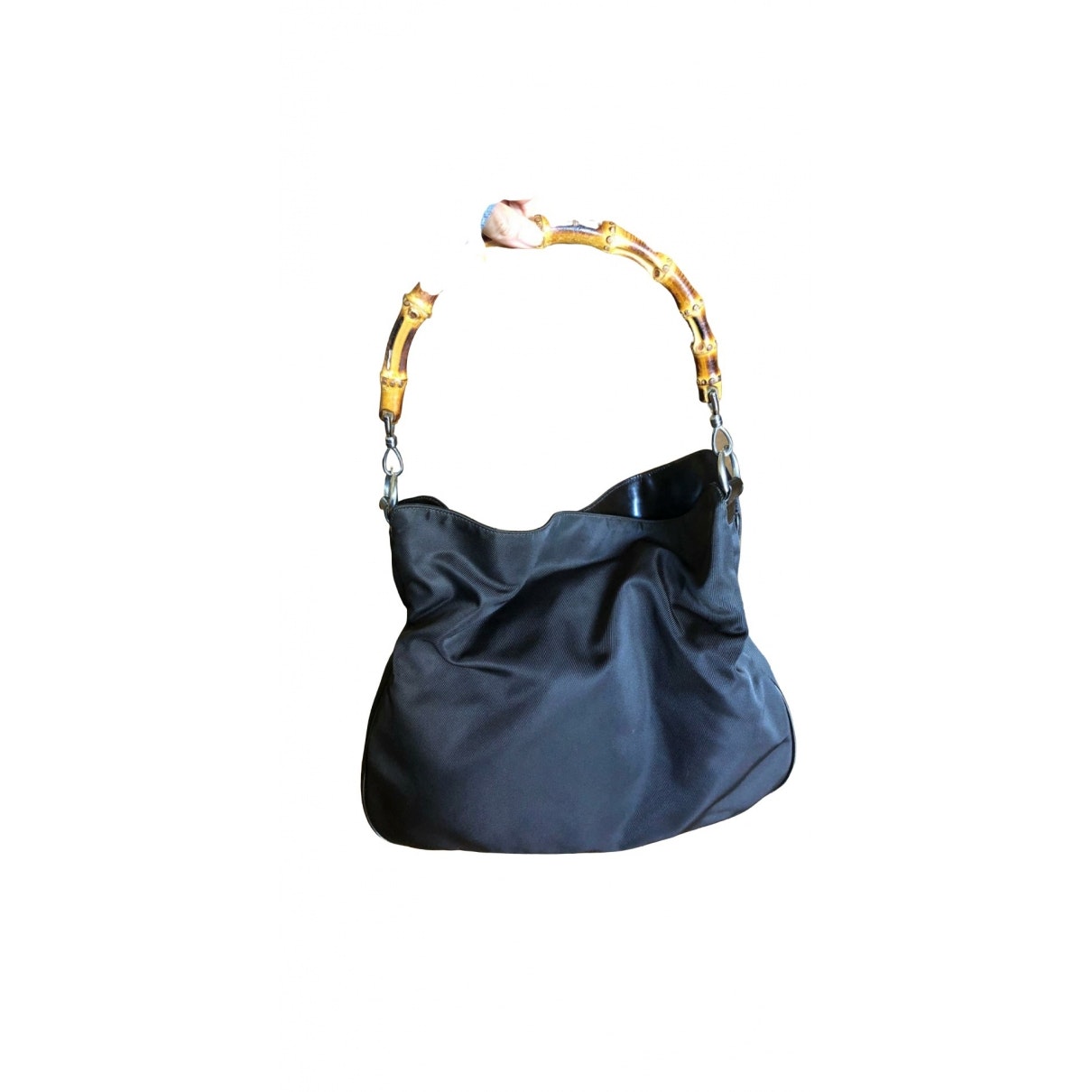 Gucci brown polyester handbag