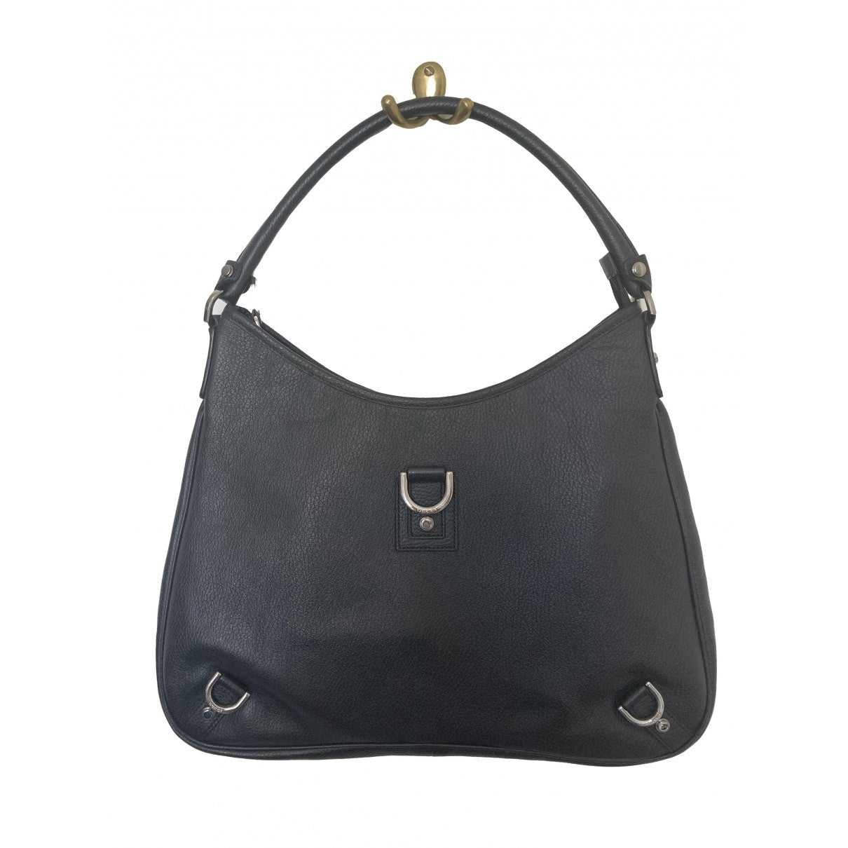 Gucci black leather handbag