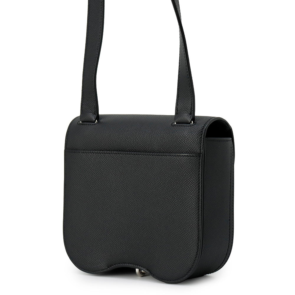 Della Cavaleria Epsom Size Handbag Black Mini Travel Bag