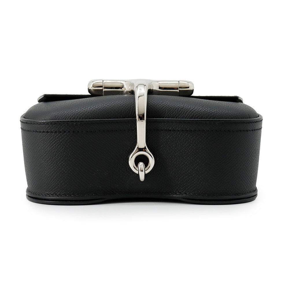 Della Cavaleria Epsom Size Handbag Black Mini Travel Bag