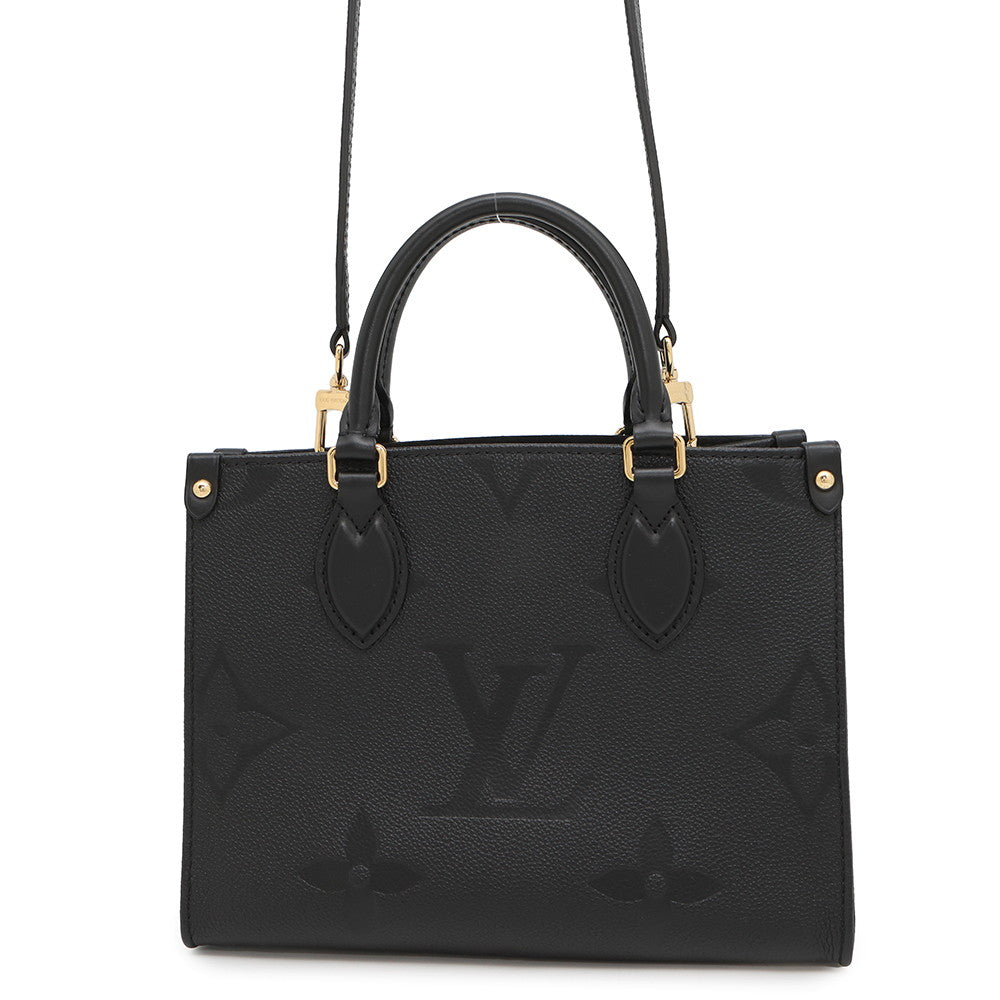 Louis Vuitton Onthego NoirM45653 Monogram Empreinte Leather Handbag 2