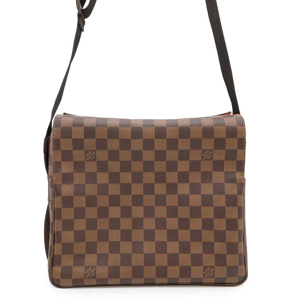 Louis Vuitton Naviglio RedN45255 Ebene Damier Canvas Handbag