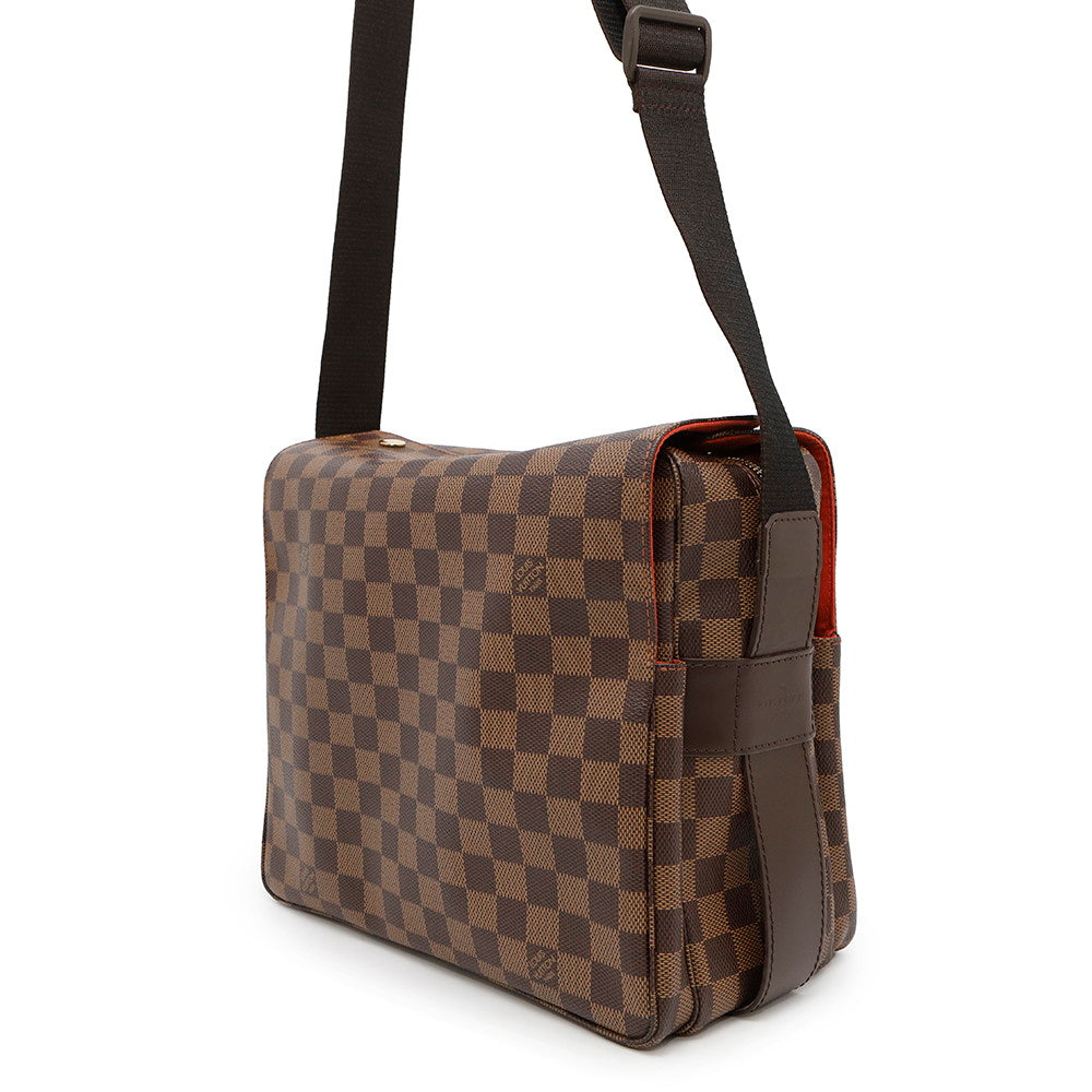 Louis Vuitton Naviglio RedN45255 Ebene Damier Canvas Handbag