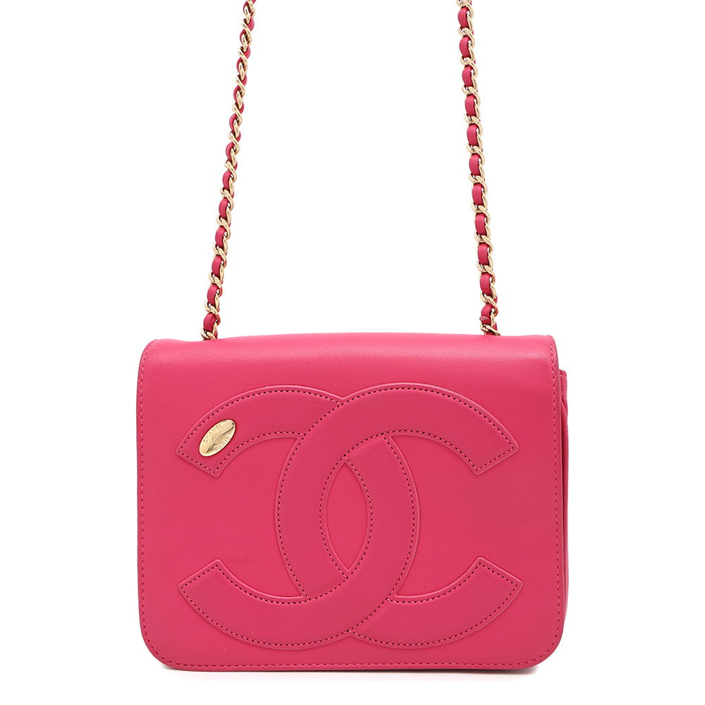 Chanel Decacoco Camera PinkAS0321 Lambskin Crossbody Bag