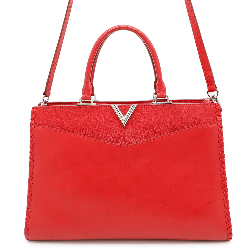Louis Vuitton Very Zip RubyM54146 Monogram Leather Tote Bag