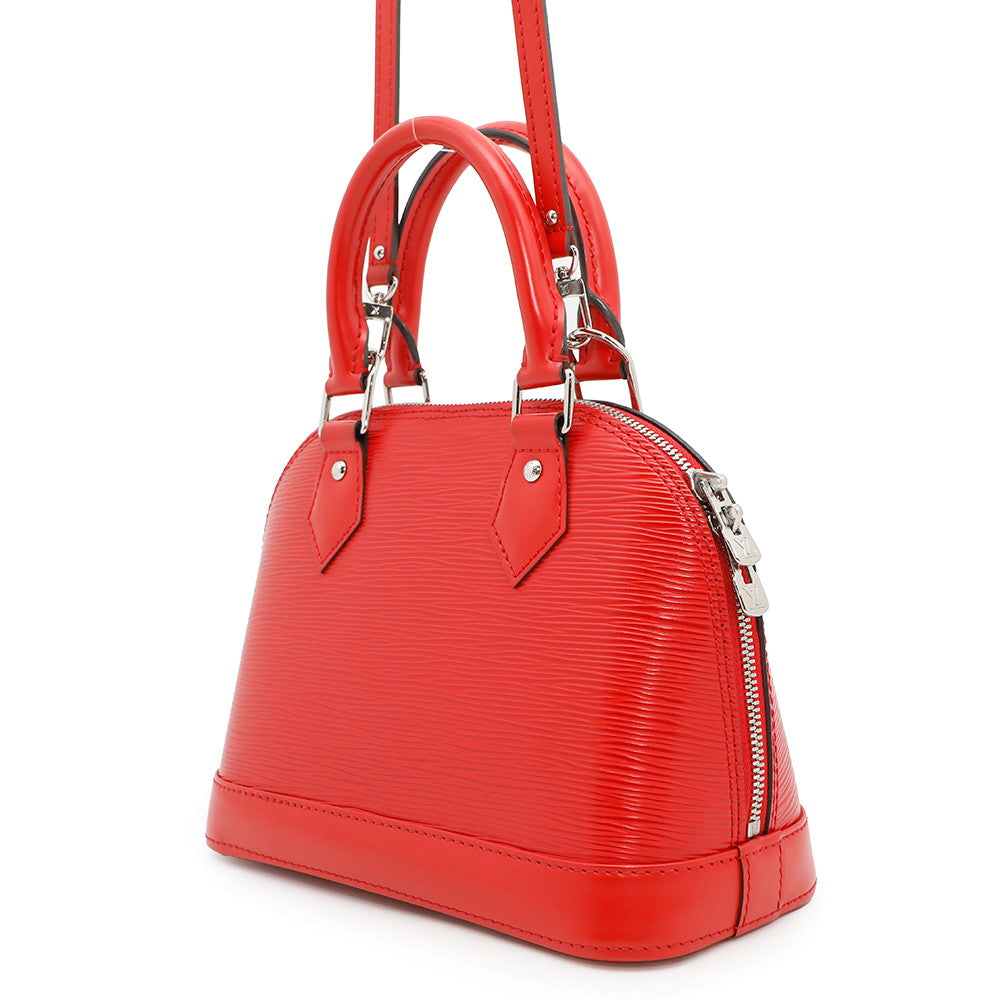 Louis Vuitton Alma CoquelicotM41160 Epi Leather Handbag