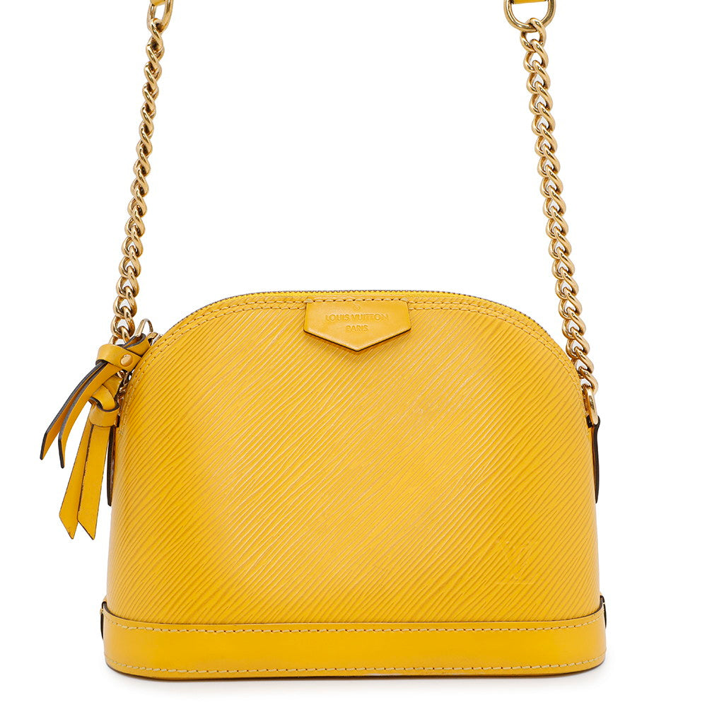 Louis Vuitton Alma ・ CitronM53119 Epi Leather Mini Bag