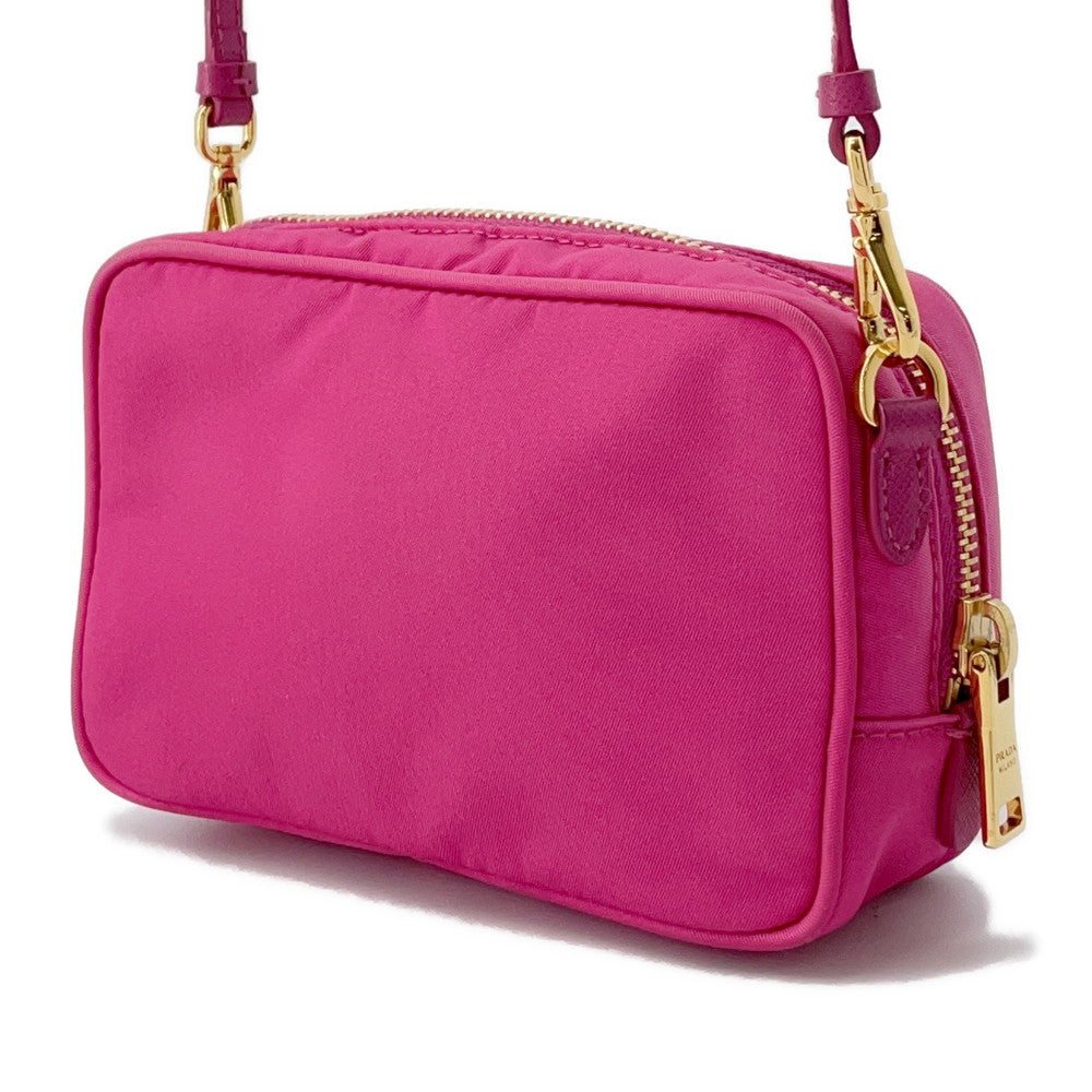 Ribbon Shoulder N Handbag Nylon Pink Shoulder Bag