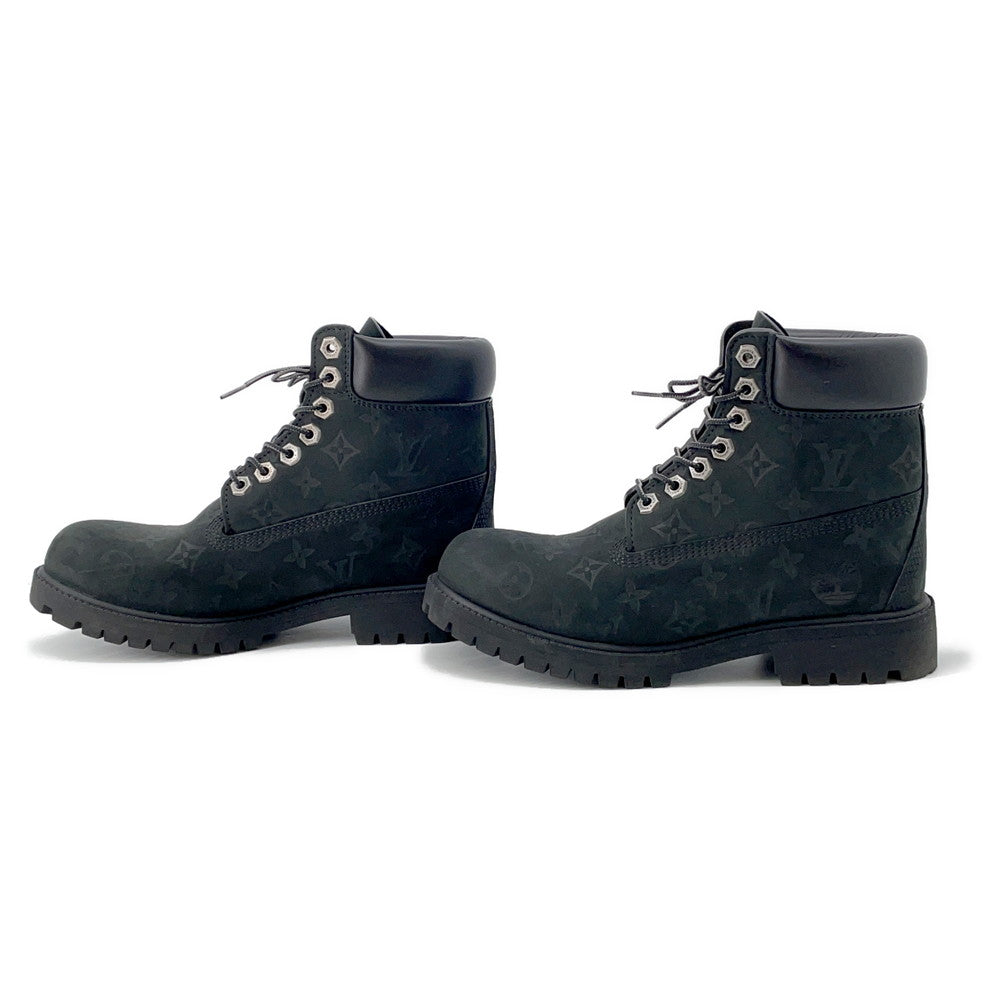 Louis Vuitton Timberland 6- EncreBoots Black1AD73B Suede Leather Shoes