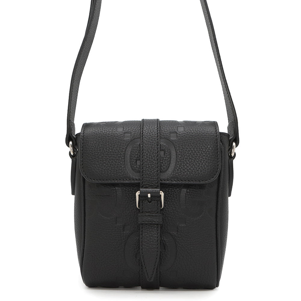 Gucci jumbo GG messenger Black760235 Size Leather Small Travel Bag