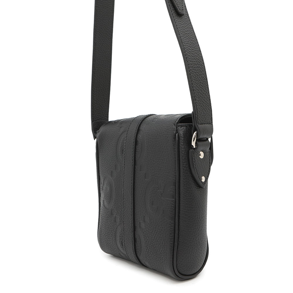 Gucci jumbo GG messenger Black760235 Size Leather Small Travel Bag