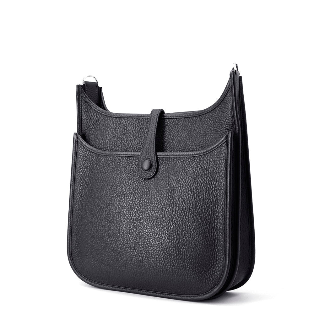 Evelyne Caban Taurillon Clemence Size Pm Handbag Travel Bag