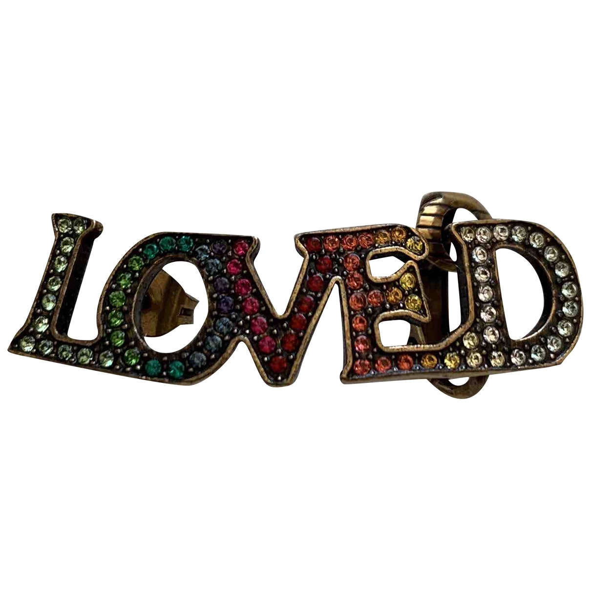 Gucci multicolour metal earrings