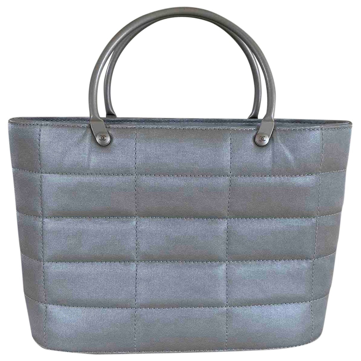 Chanel  Grey Cloth Handbag