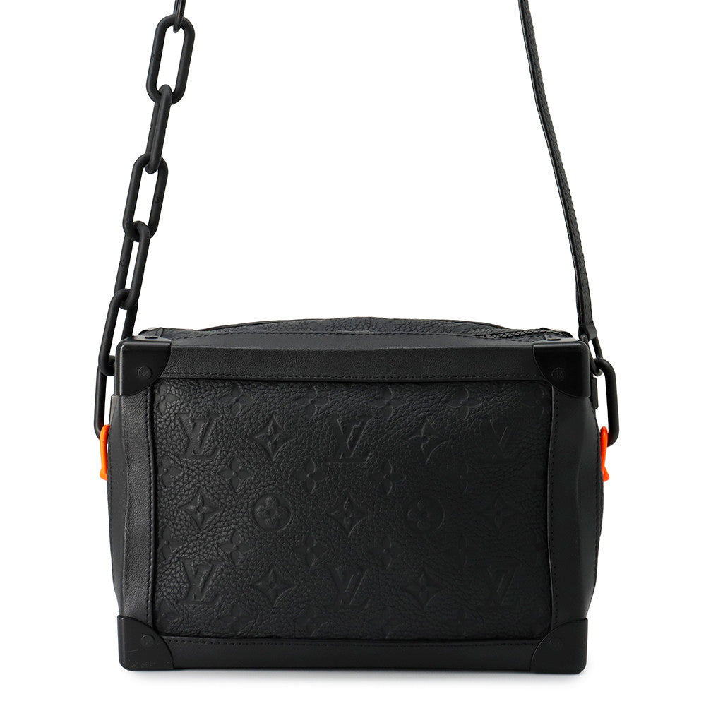 Louis Vuitton Soft Trunk NoirM53288 Taurillon Monogram Leather Handbag