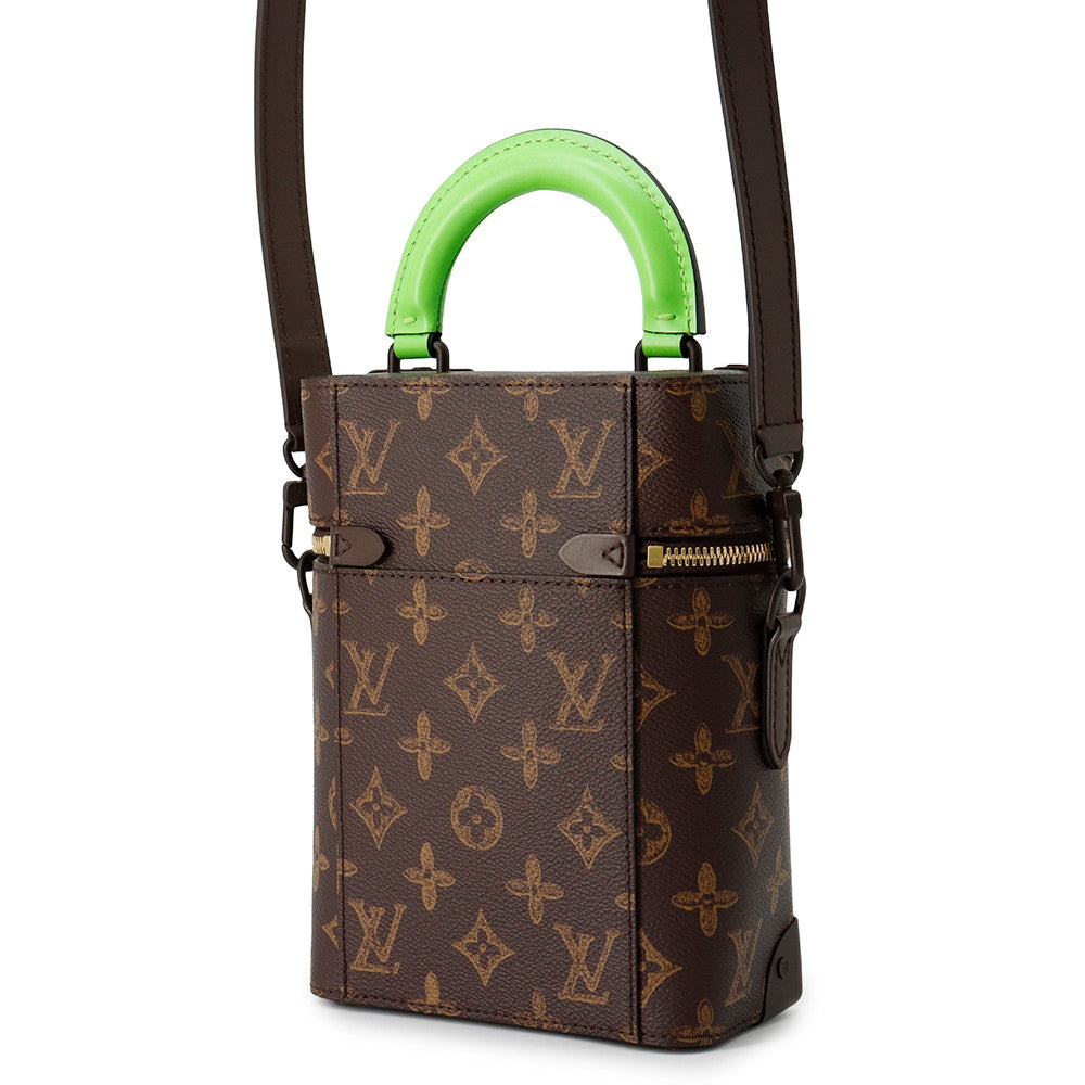Louis Vuitton Vertical Box Trunk GreenM59664 Monogram Handbag