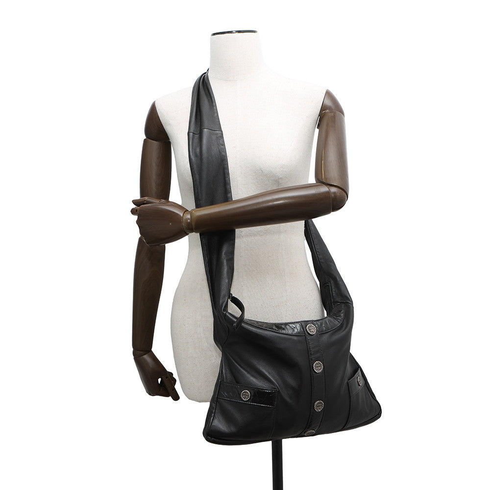 Chanel Girl BlackA90766 Lambskin Shoulder Bag