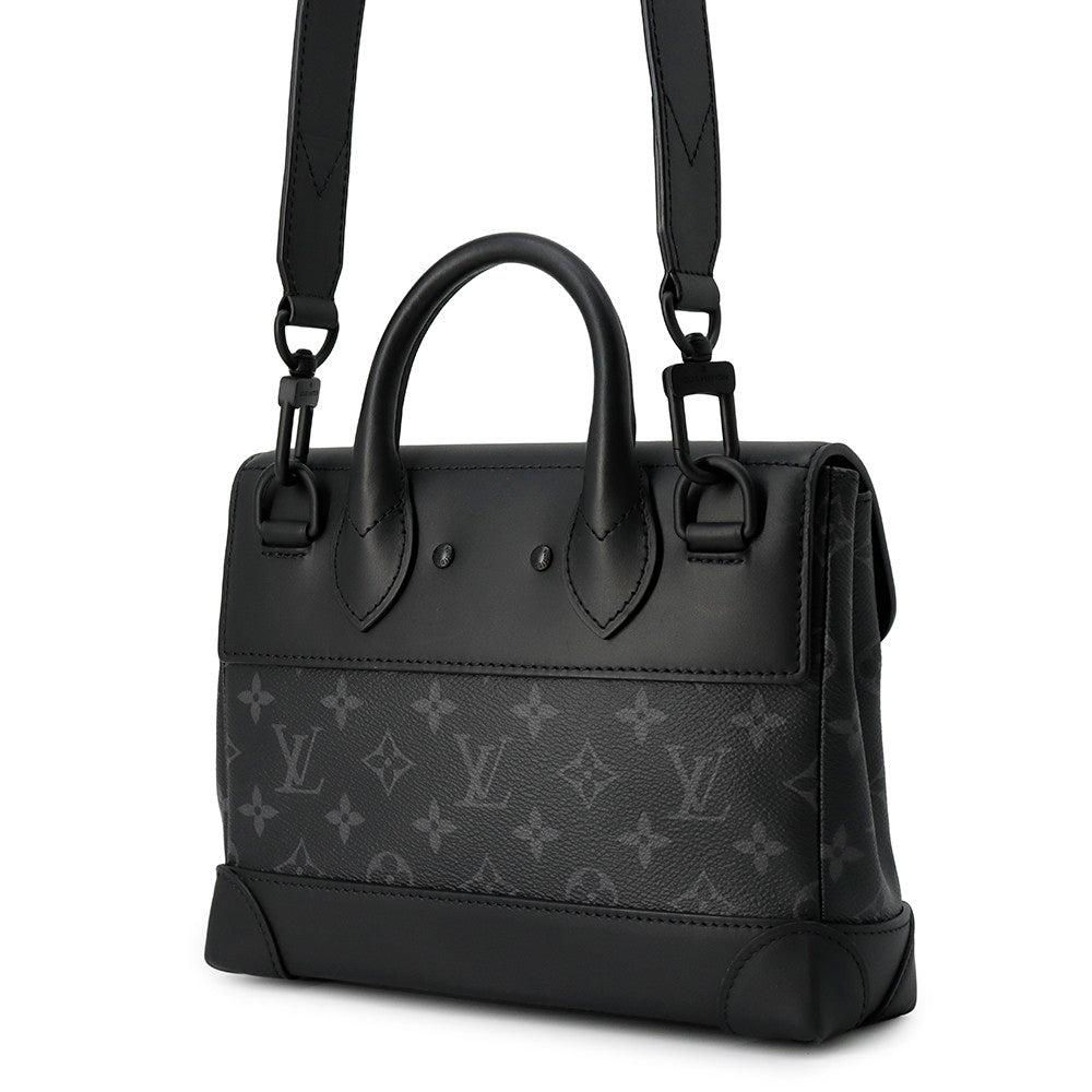 Louis Vuitton Steamer NoirM46953 Eclipse Monogram PM Handbag