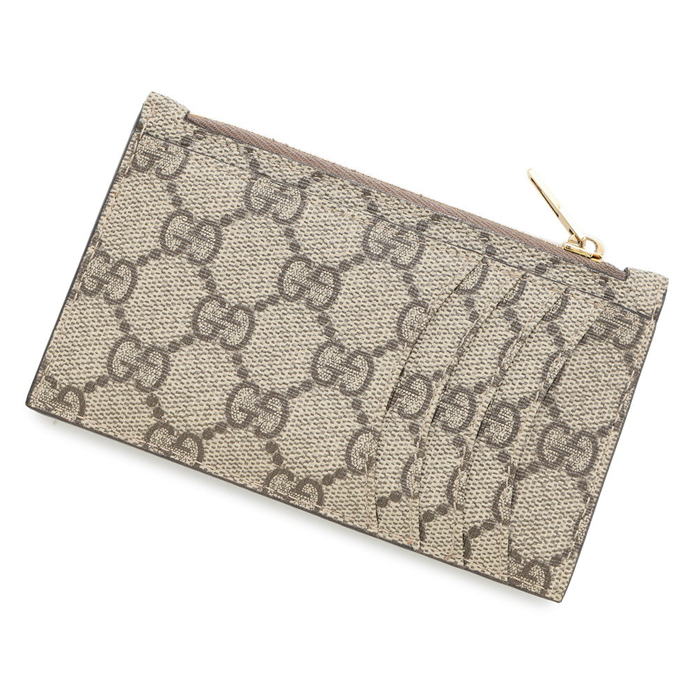 Gucci Collaboration Hacker Project B Coin Leather Logo Wallet Case