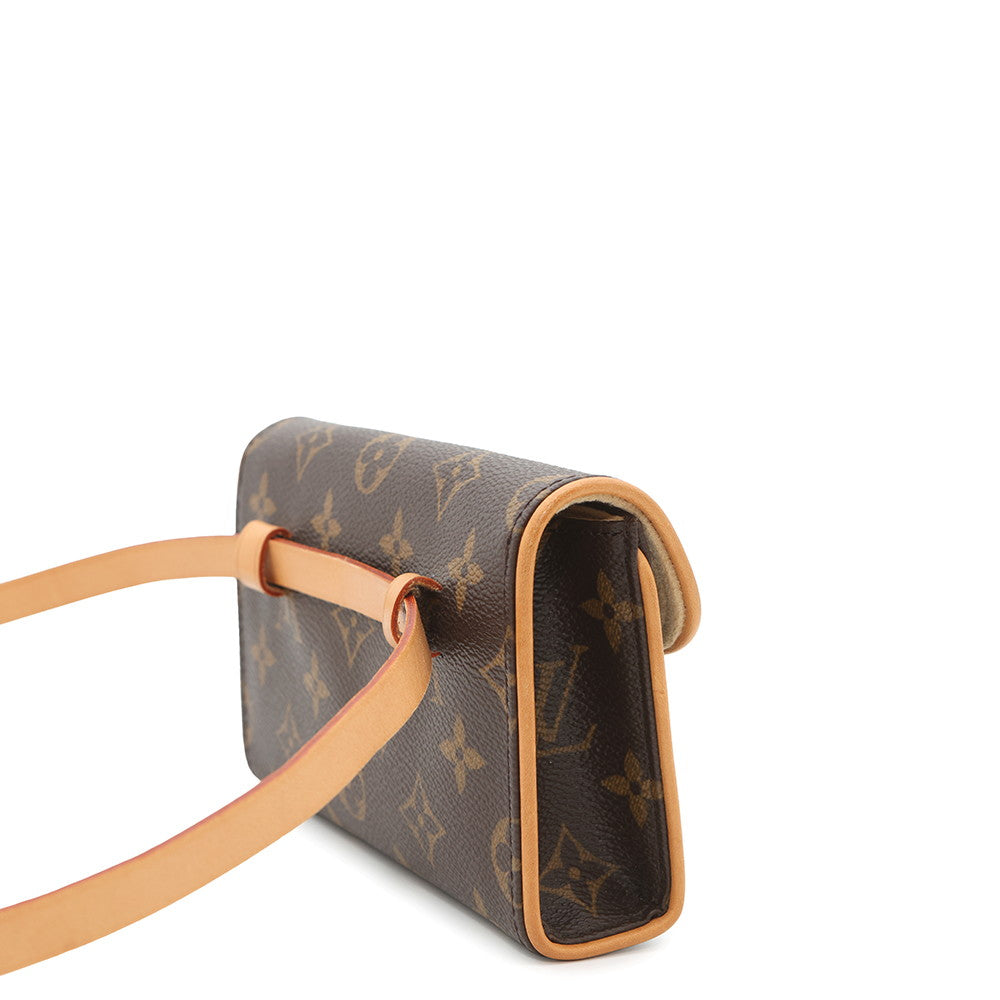 Louis Vuitton Pochette Florentine BrownM51855 Monogram XS Clutch Bag