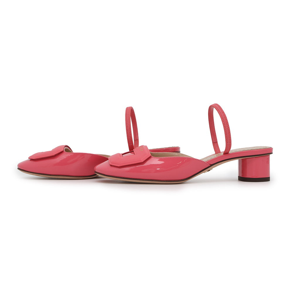 Dior Day Slingback Pumps Pinkkcb Vca Patent Size Leather Shoes