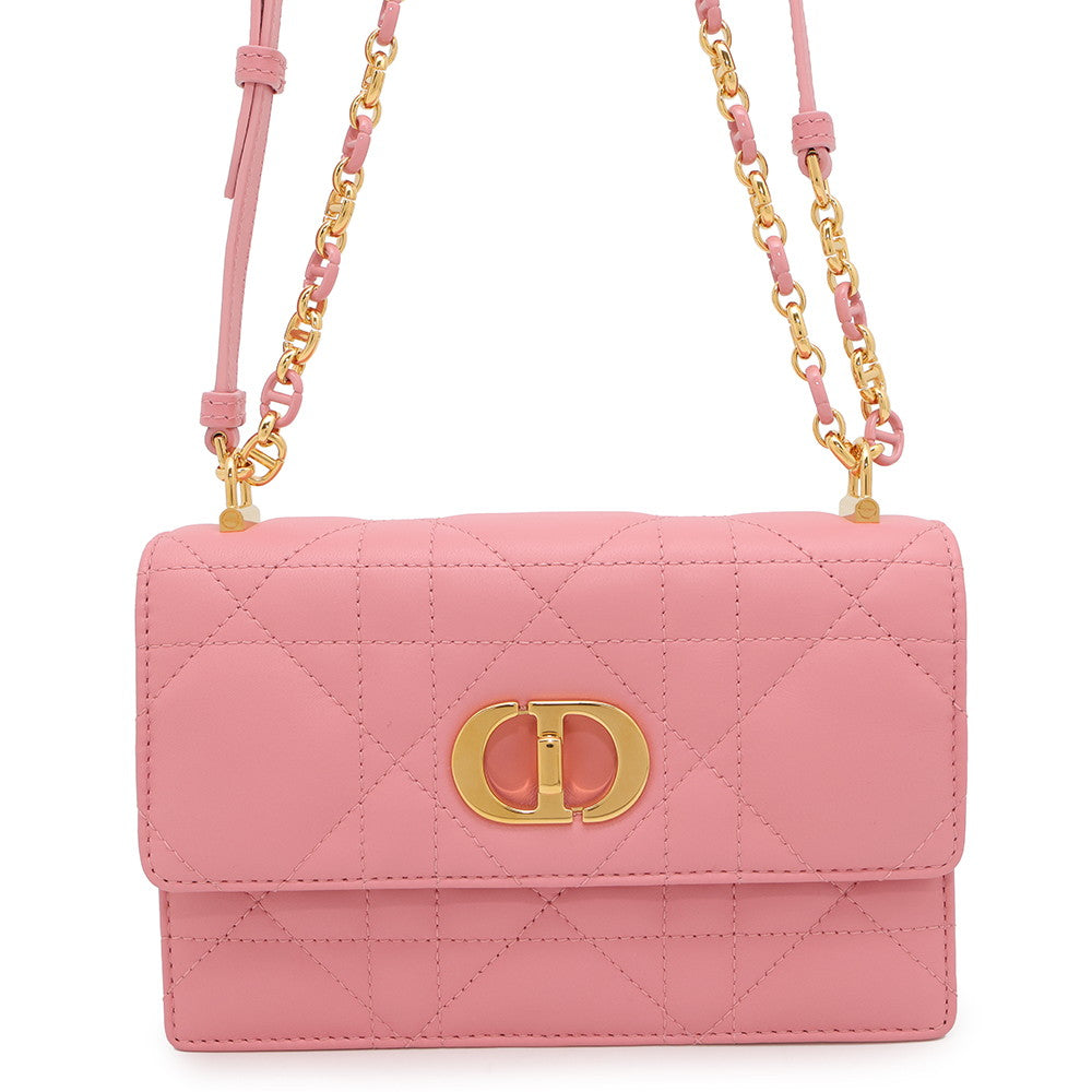 Dior Miss Caro Chainshoulder Bag Pinks Udax Leather