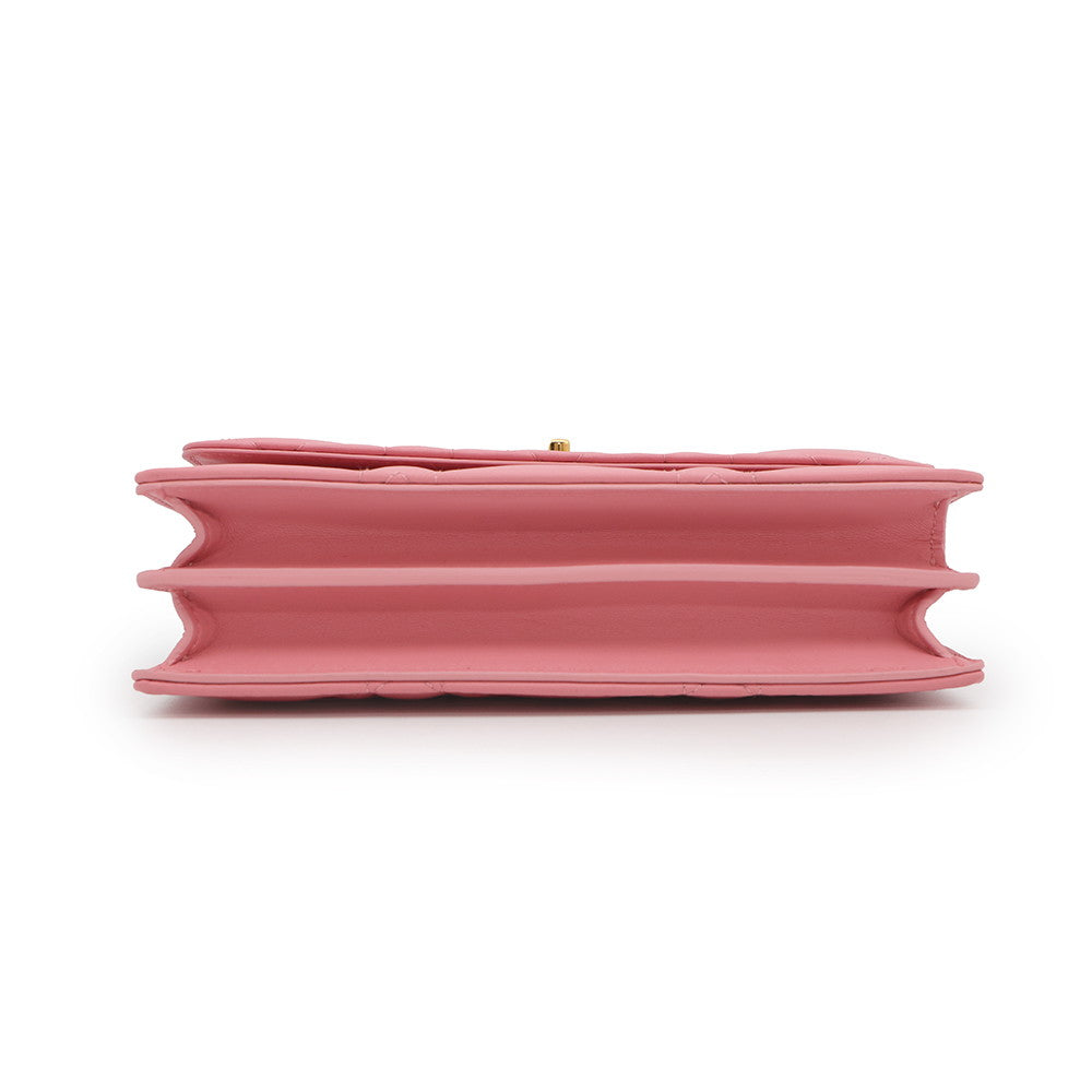 Dior Miss Caro Chainshoulder Bag Pinks Udax Leather