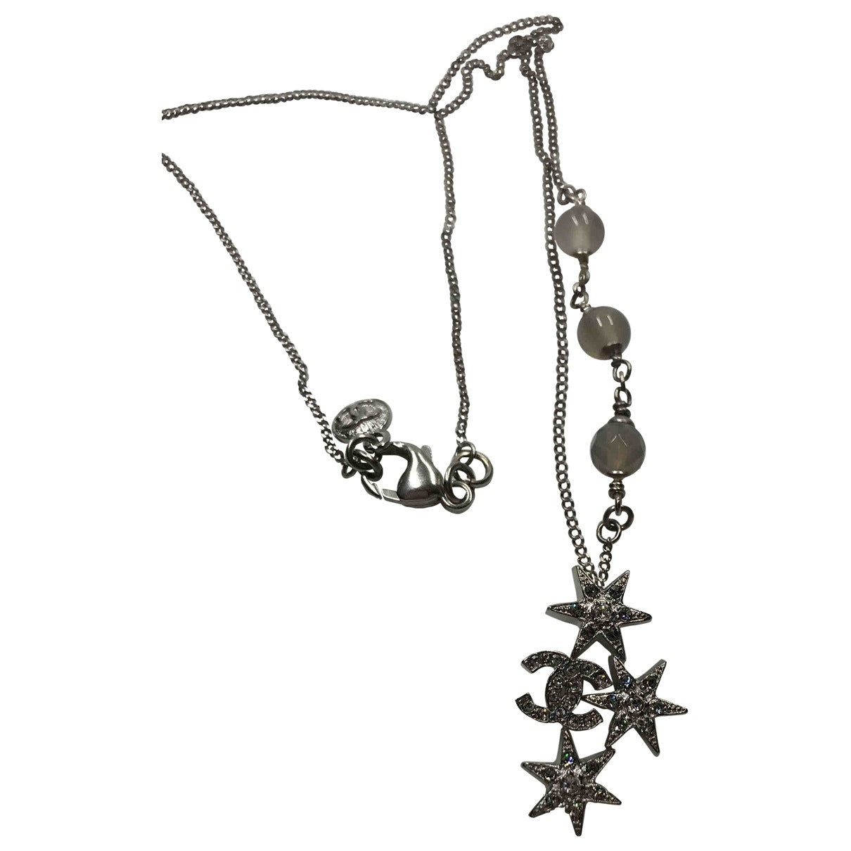 Chanel Silver Metal Necklaces