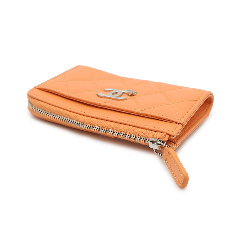 Chanel Matelasse Star Fragment OrangeAP3732 Lambskin Rhinestone Handbag