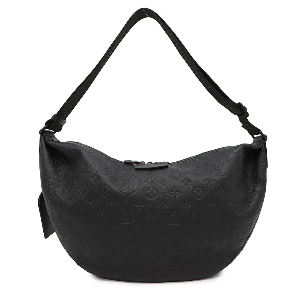 Louis Vuitton Hobo Hammock Ultra BlackM12850 Shadow Monogram Shoulder Bag