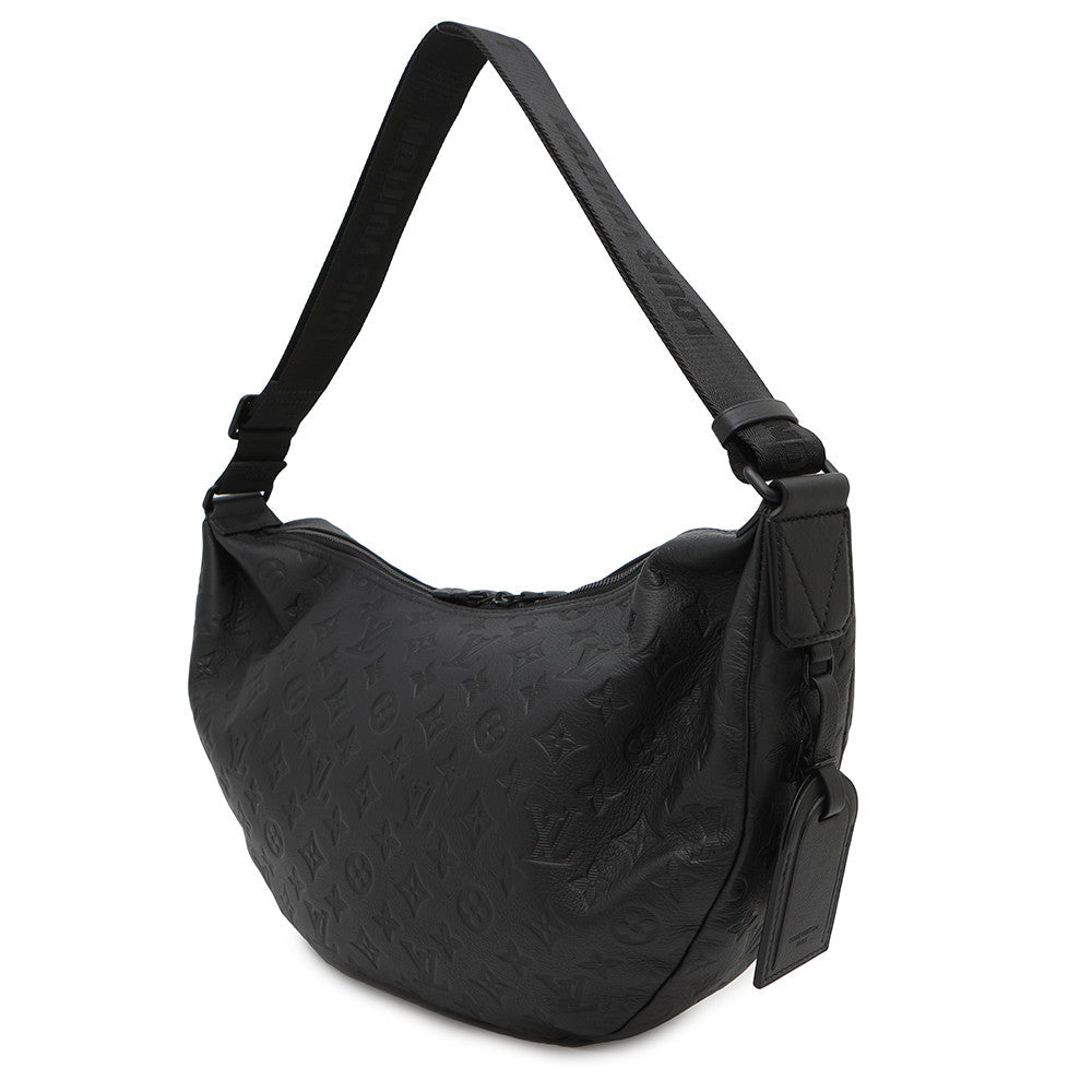 Louis Vuitton Hobo Hammock Ultra BlackM12850 Shadow Monogram Shoulder Bag