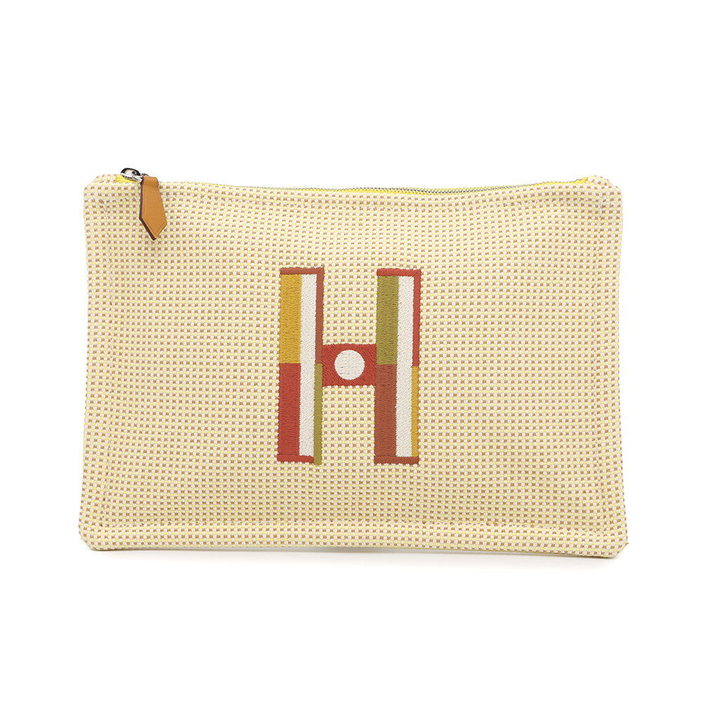 Flat Pouch With Embroidery "Fauve Le Corner" Shoes