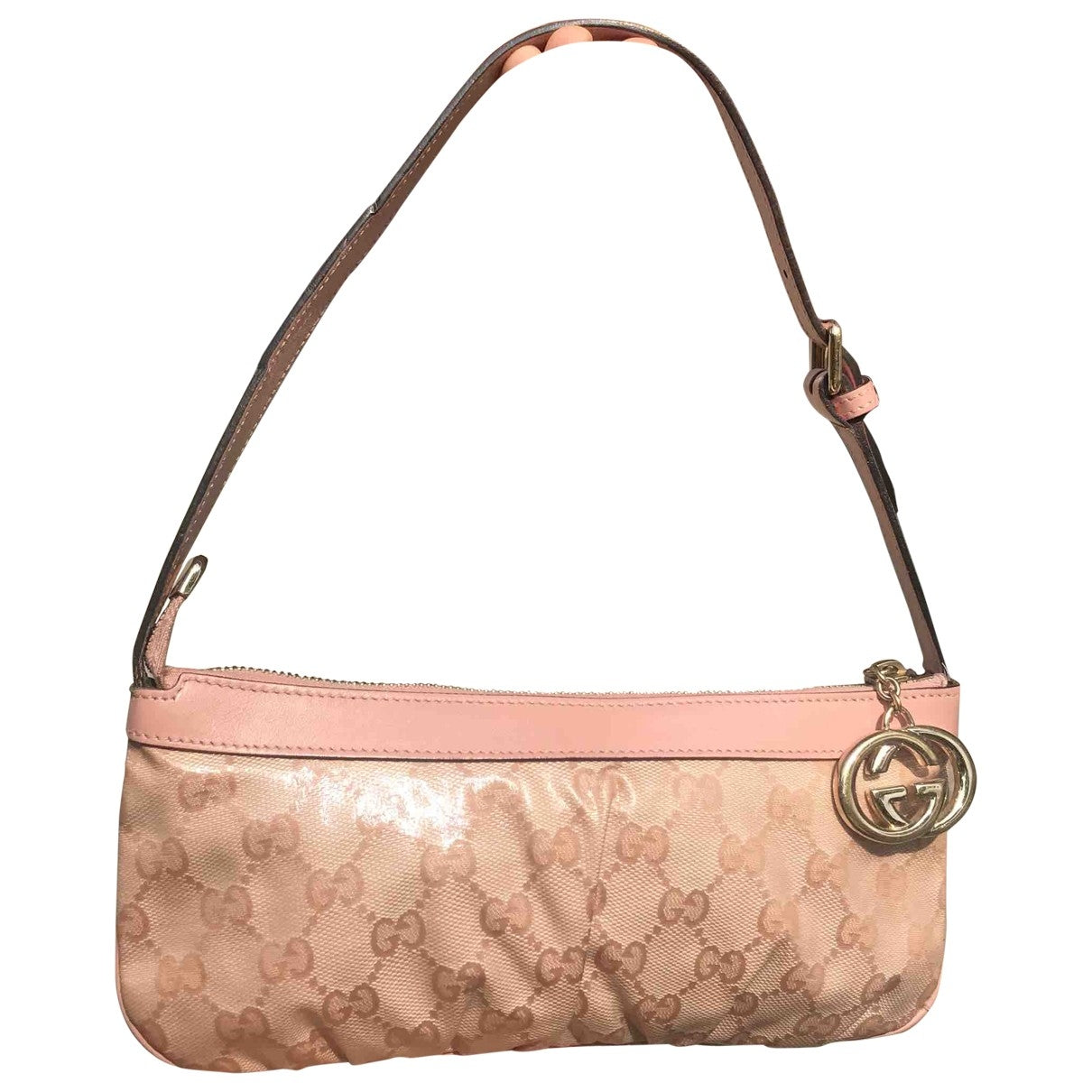 Gucci pink cloth handbag