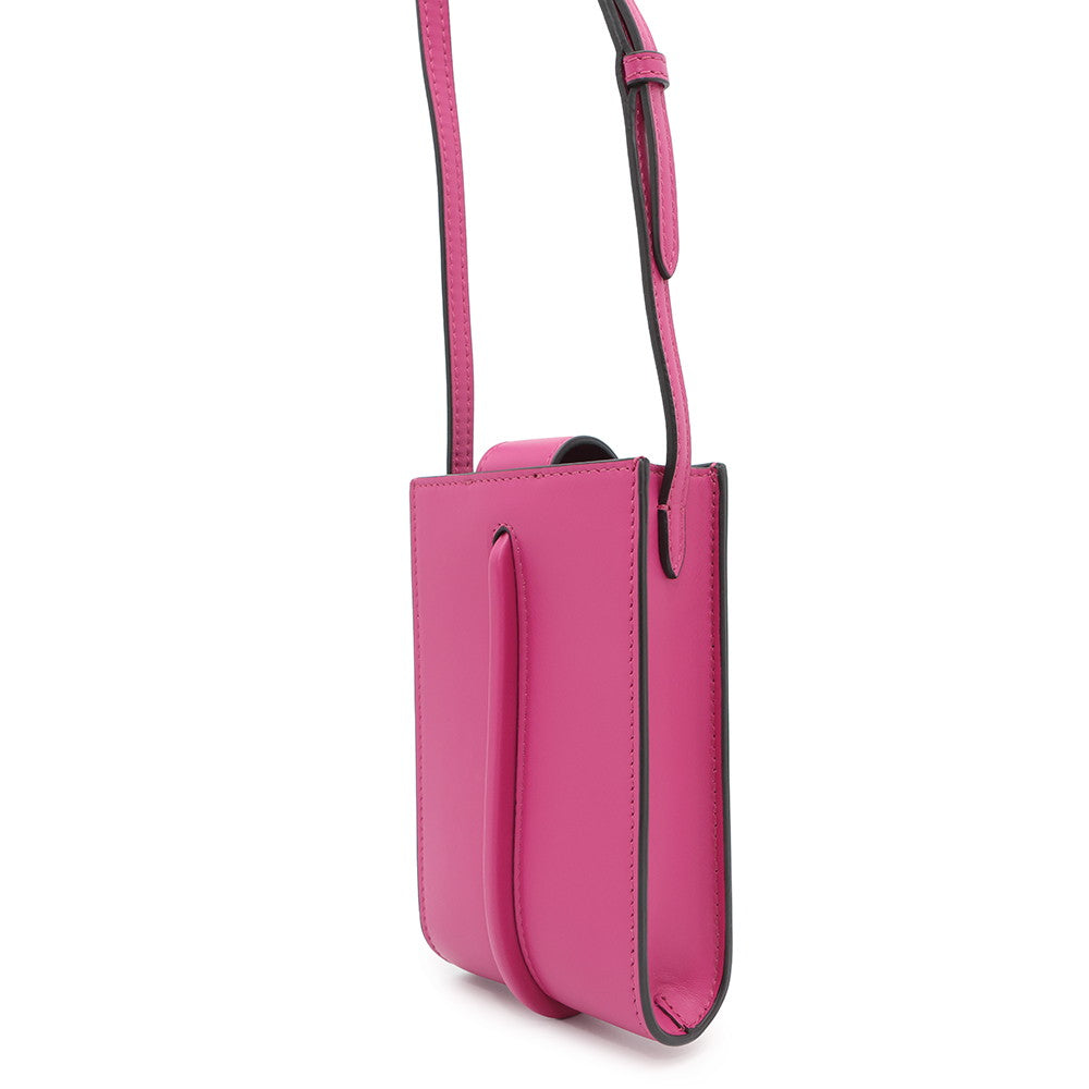 Fendi Phone Pouch Purplepink7As192 Handbag Leather Travel Bag