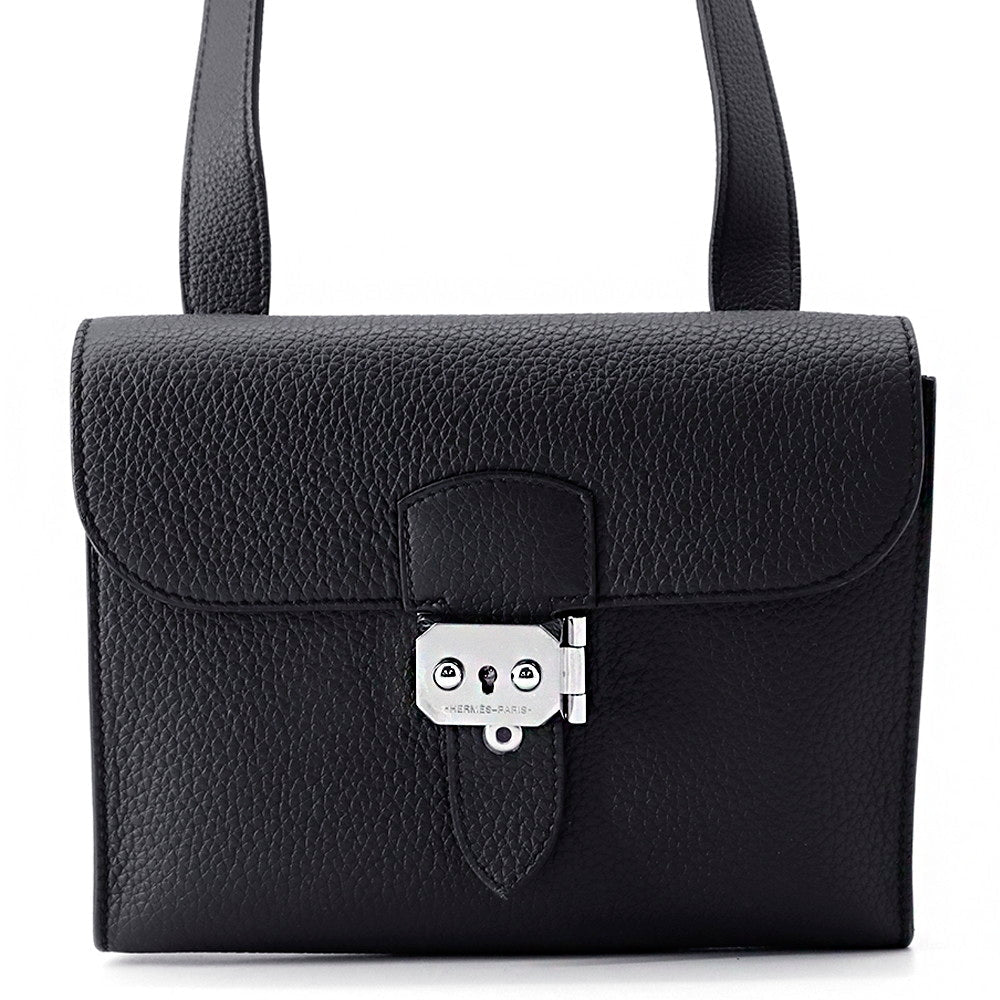 Sac Adepesh Plomb Togo Size Handbag Leather Travel Bag