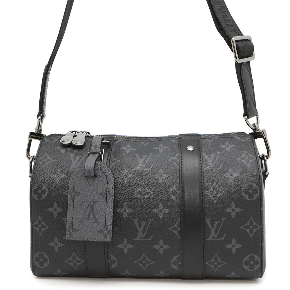 Louis Vuitton City・Keepall NoirM45936 Eclipse Reverse Monogram Travel Bag