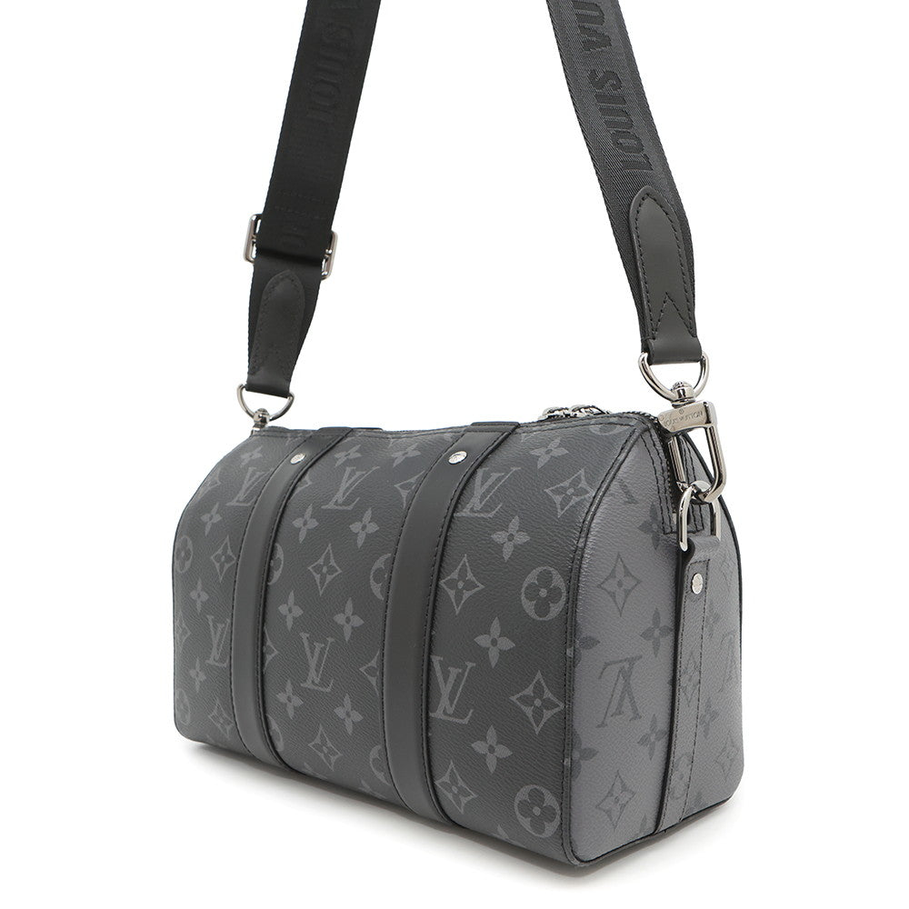 Louis Vuitton City・Keepall NoirM45936 Eclipse Reverse Monogram Travel Bag