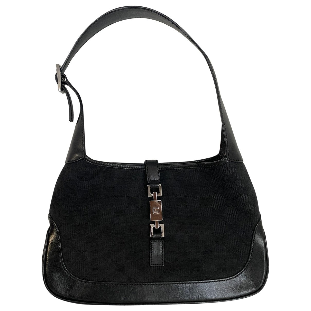 Gucci jackie black cloth handbag