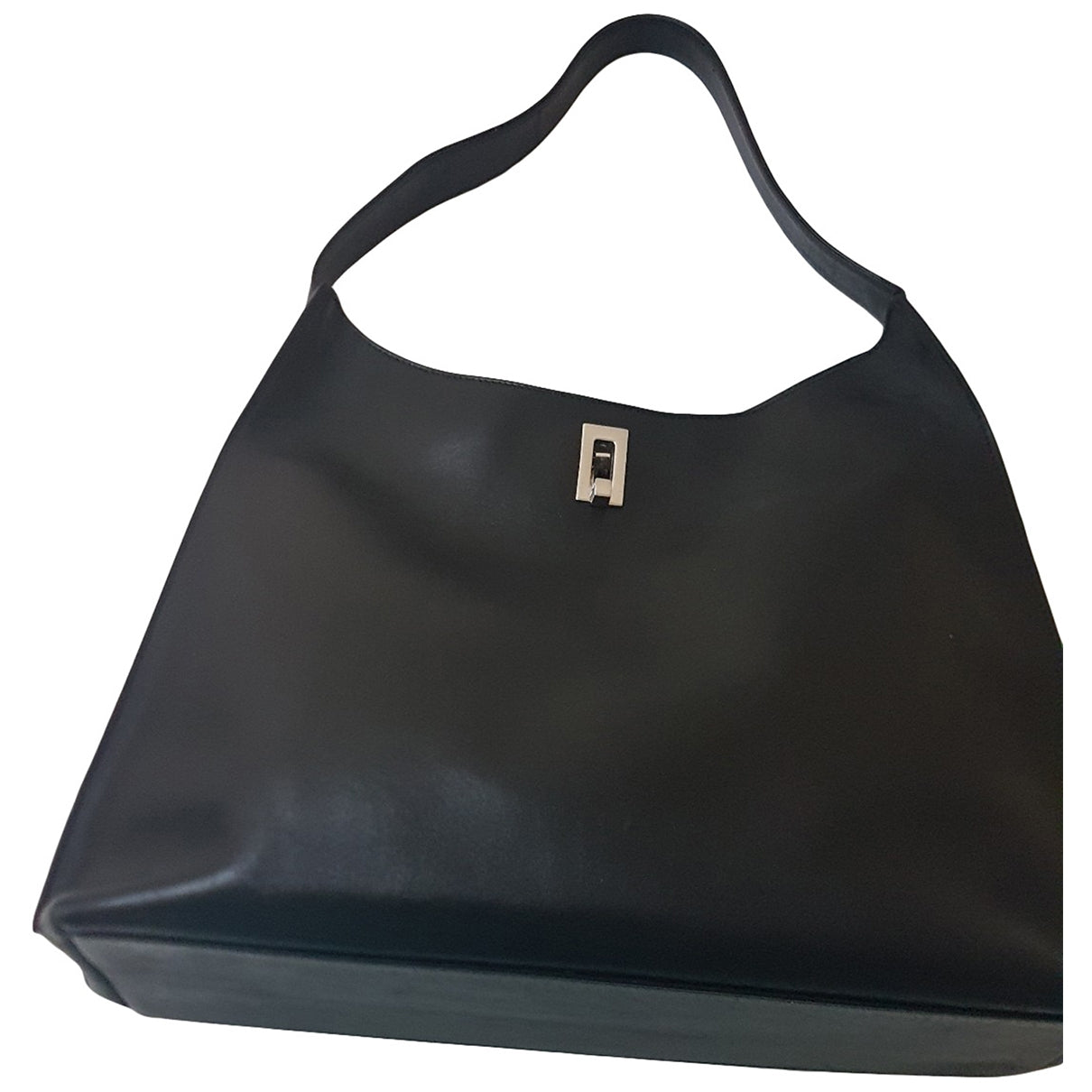 Gucci hobo black leather handbag