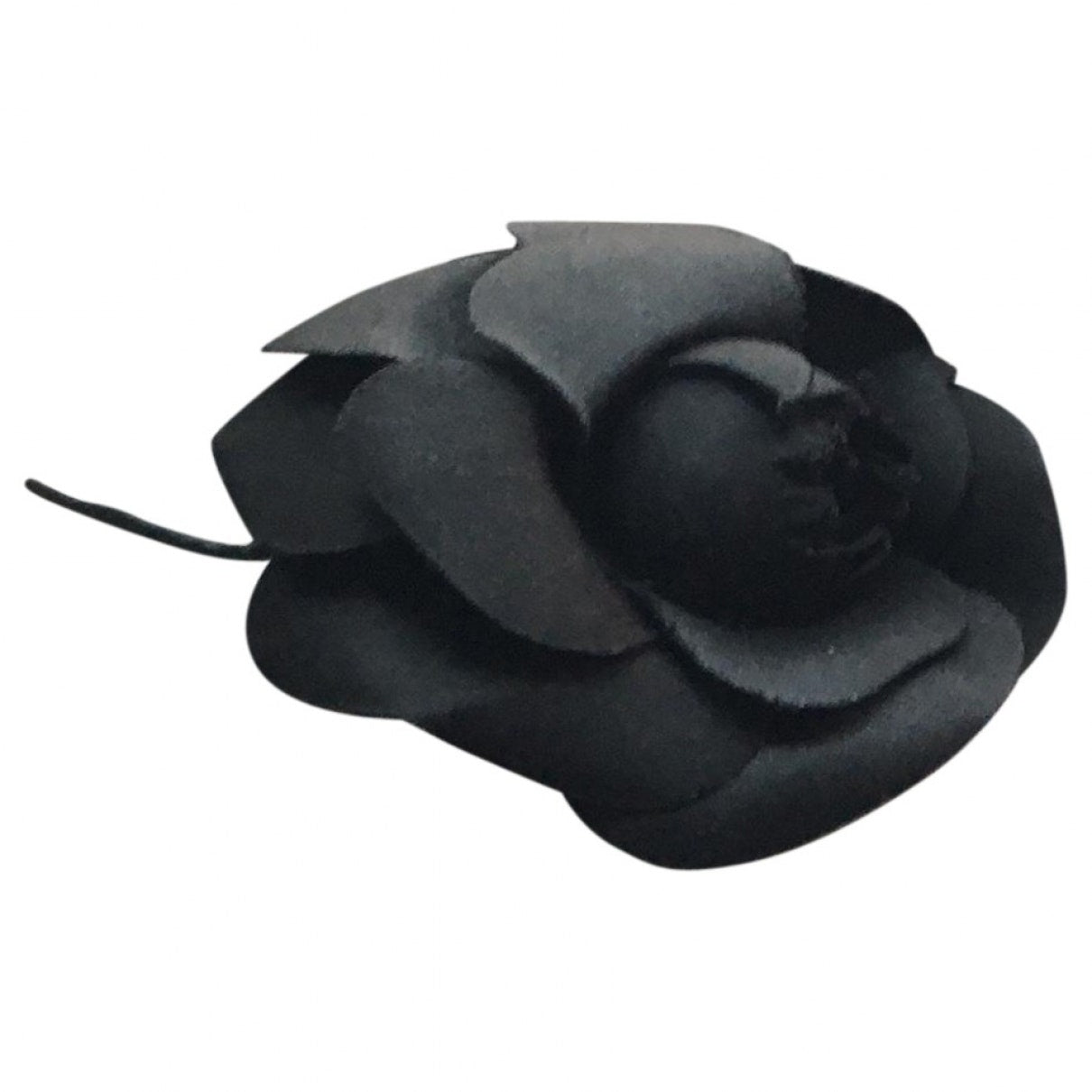 Chanel Camélia Black Silk Pins & Brooches