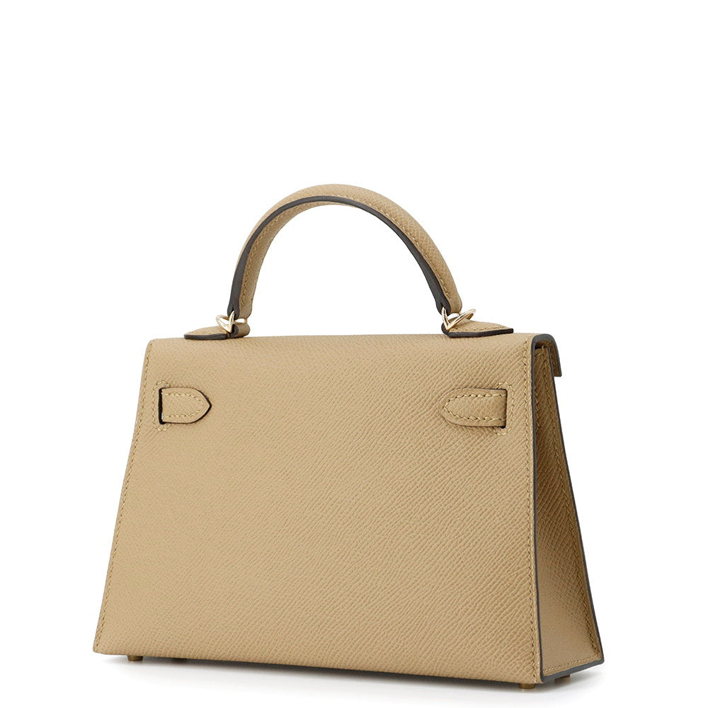 Kelly Poussiere Epsom Handbag Mini Travel Bag