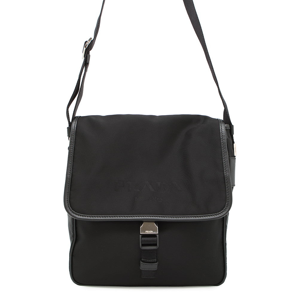 Prada Shoulder Bag ? messenger bag Black2VD700 Nylon Logo