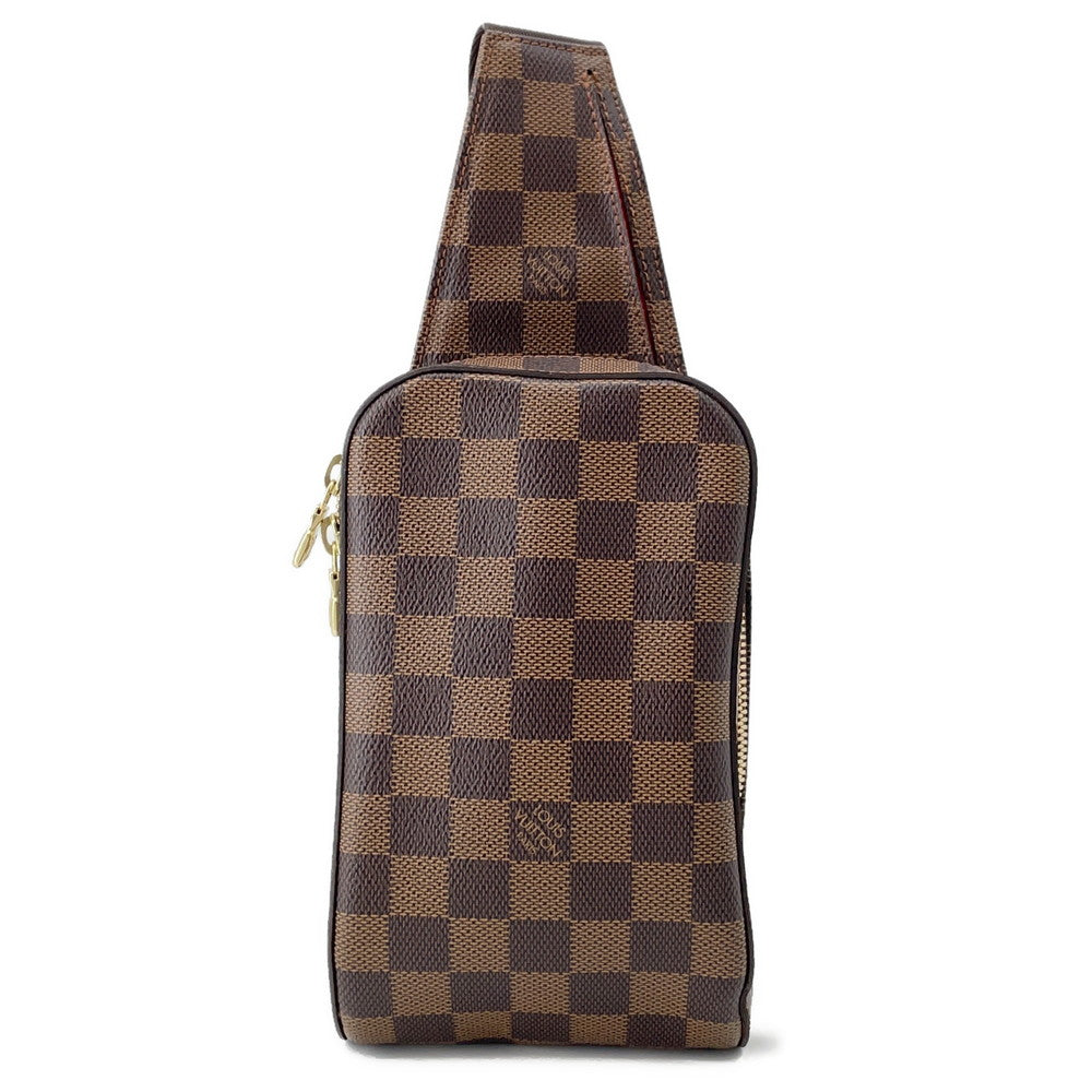 Louis Vuitton Geronimos RedN51194 Ebene Damier Canvas Handbag