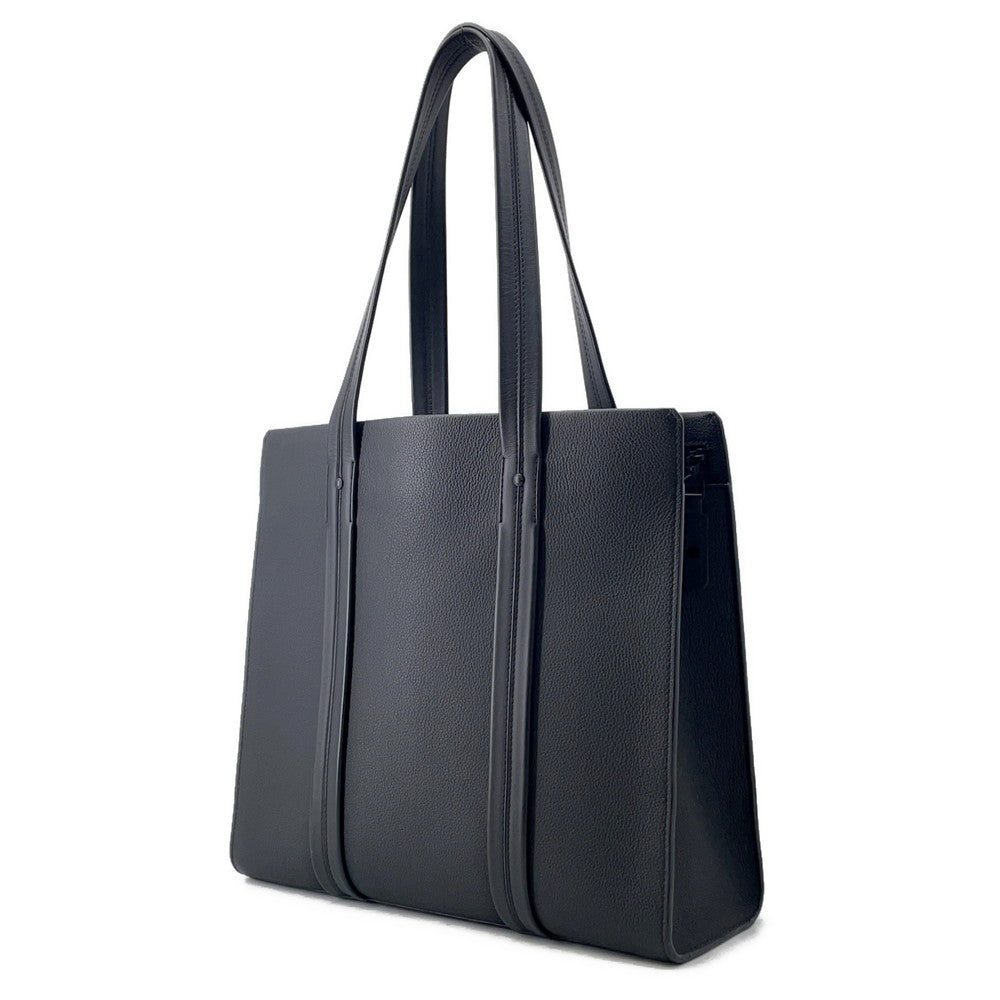 Louis Vuitton NoirM57308 Grain Leather Tote Bag