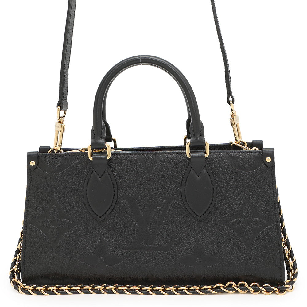 Louis Vuitton Onthego EW NoirM23640 Monogram Empreinte Leather Handbag